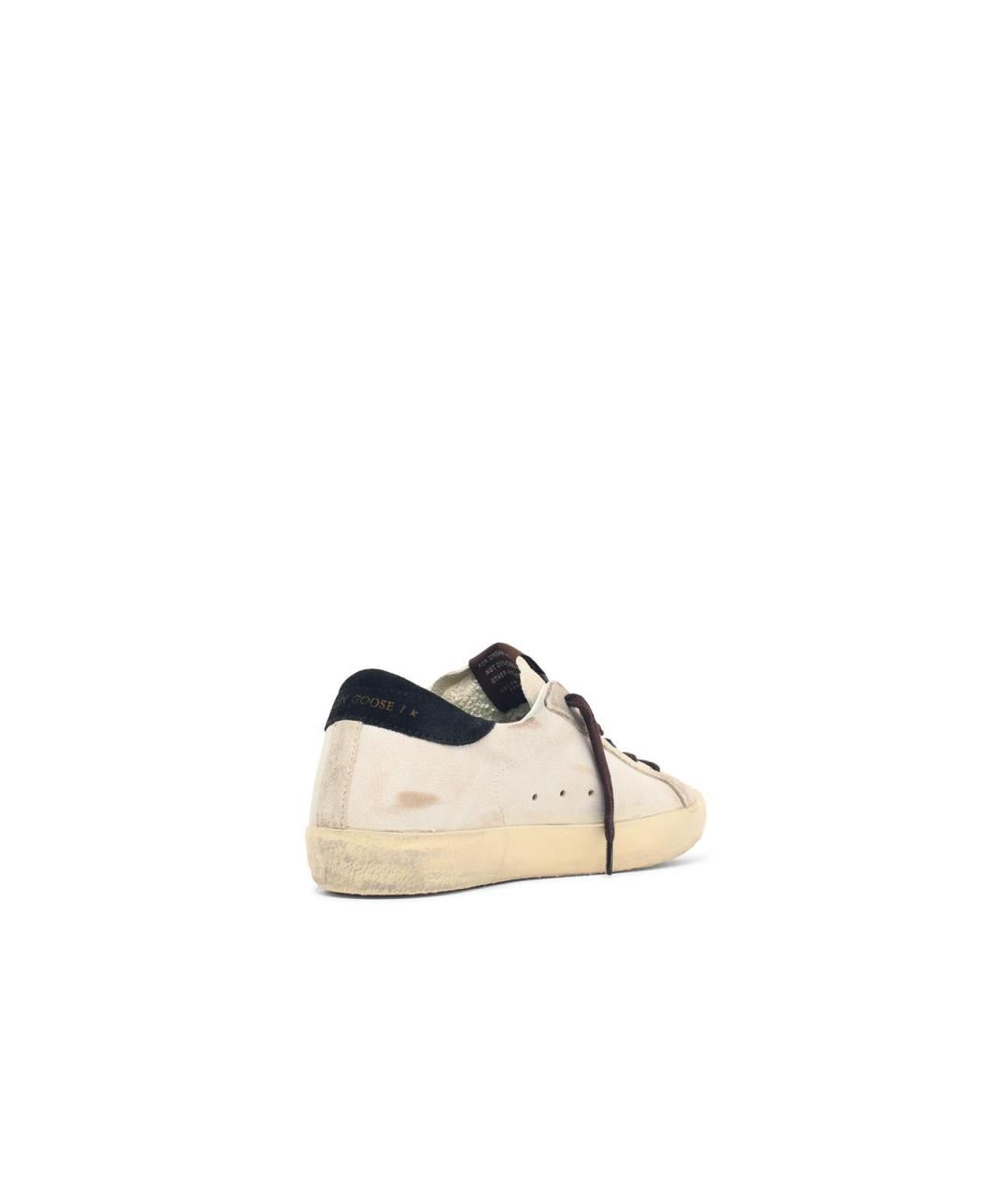 GOLDEN GOOSE Белые кожаные кеды, фото 3