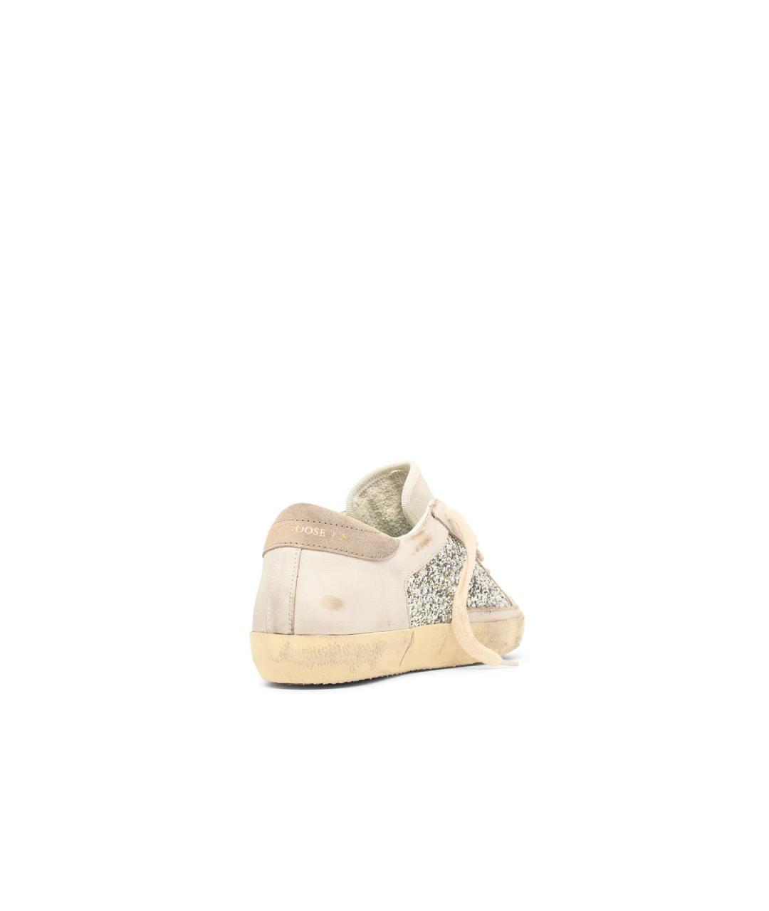 GOLDEN GOOSE Белые кожаные кеды, фото 3