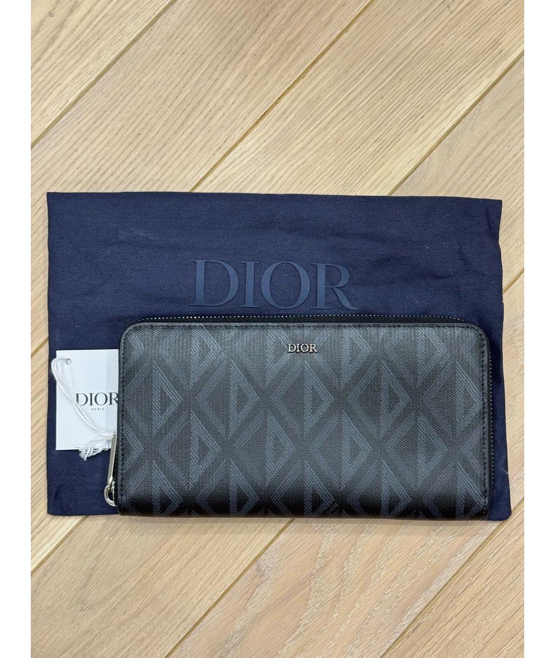 CHRISTIAN DIOR Черный кошелек, фото 7