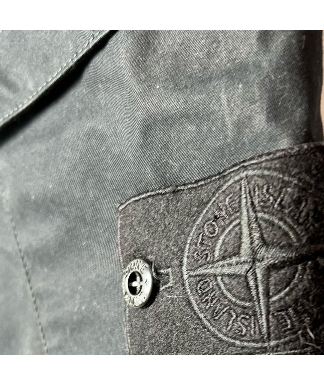 STONE ISLAND Черные повседневные брюки, фото 3