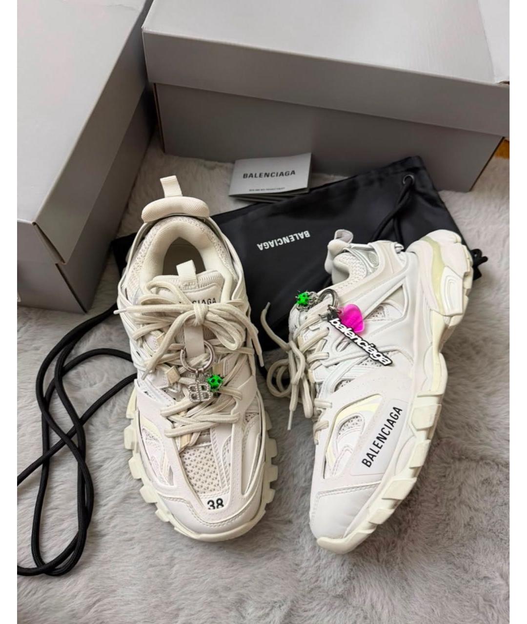 BALENCIAGA Белые кроссовки, фото 2