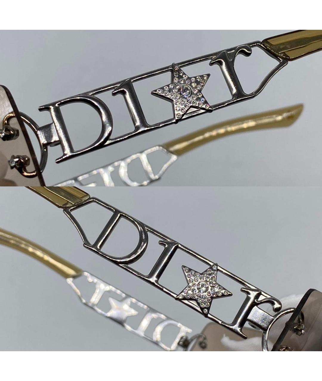 CHRISTIAN DIOR Металлические солнцезащитные очки, фото 6