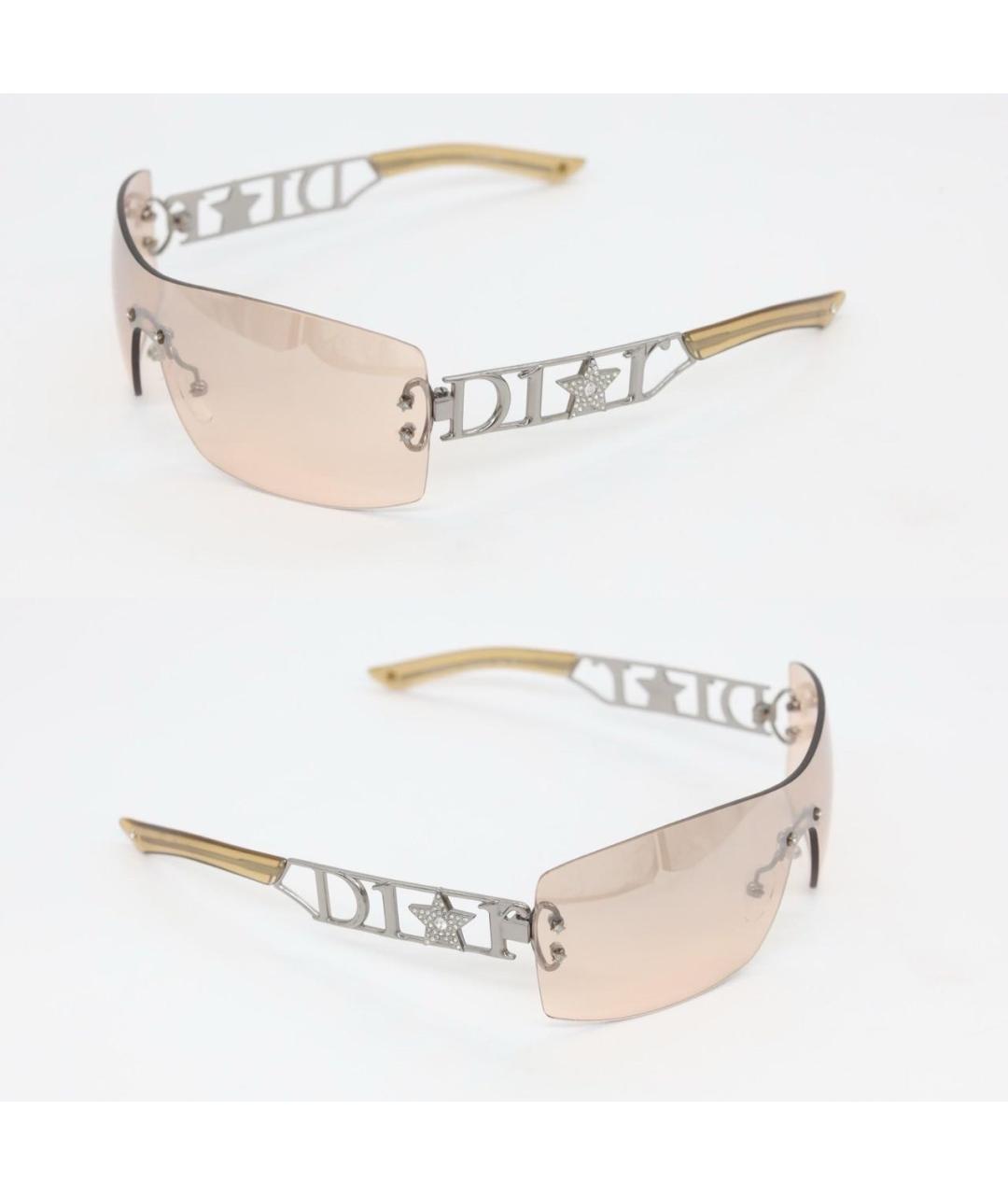 CHRISTIAN DIOR Металлические солнцезащитные очки, фото 3