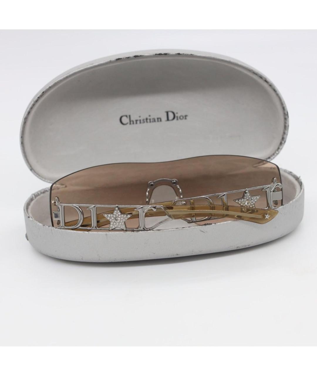 CHRISTIAN DIOR Металлические солнцезащитные очки, фото 4