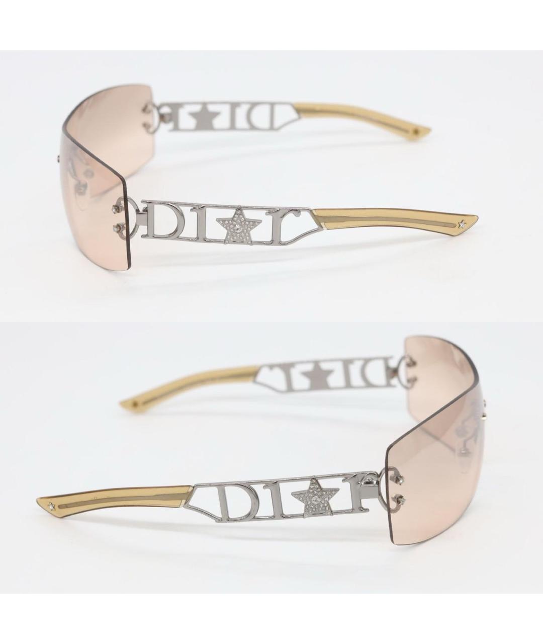CHRISTIAN DIOR Металлические солнцезащитные очки, фото 2