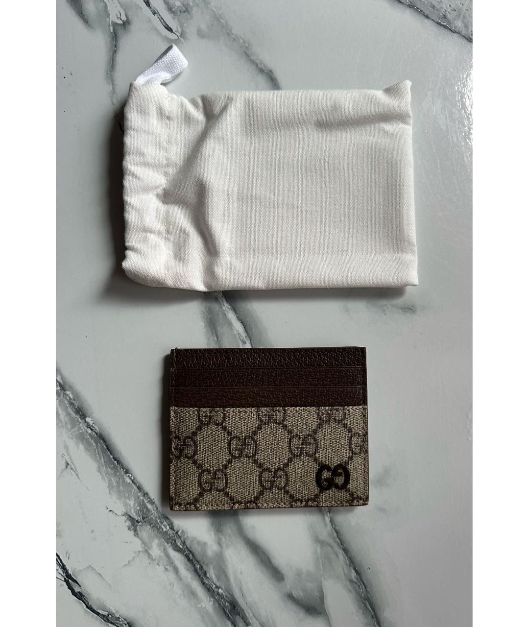 GUCCI Коричневый кардхолдер, фото 2