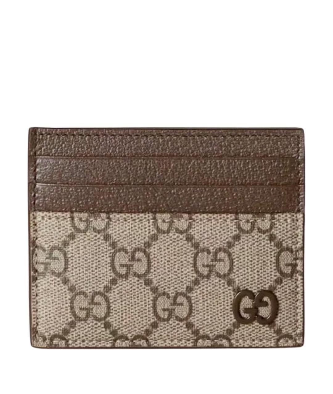 GUCCI Коричневый кардхолдер, фото 1
