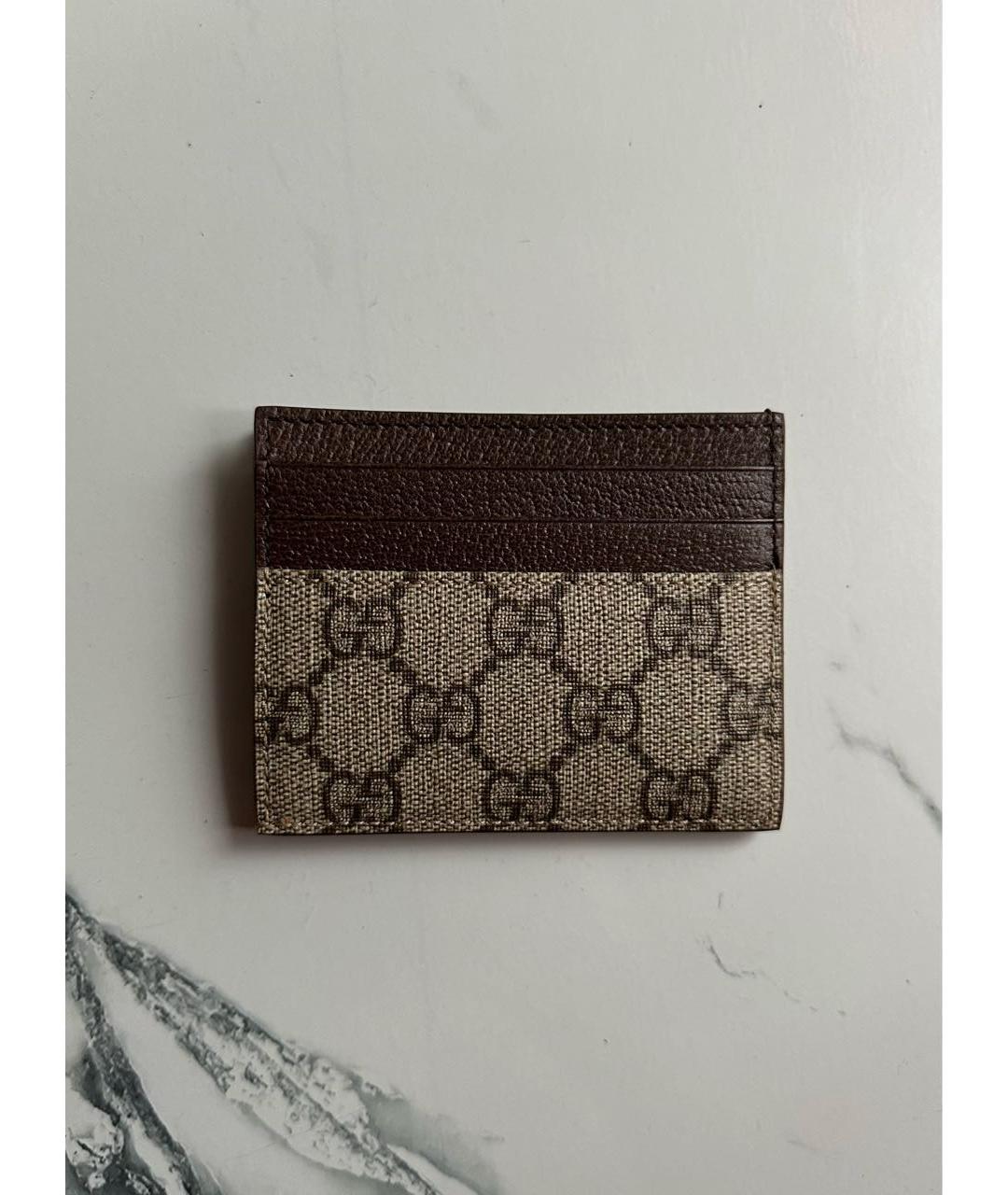 GUCCI Коричневый кардхолдер, фото 4