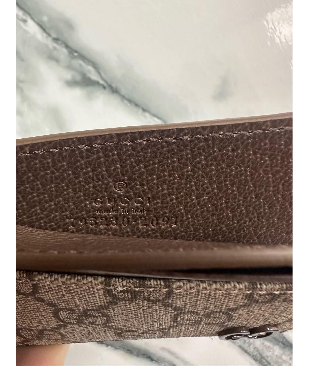 GUCCI Коричневый кардхолдер, фото 5