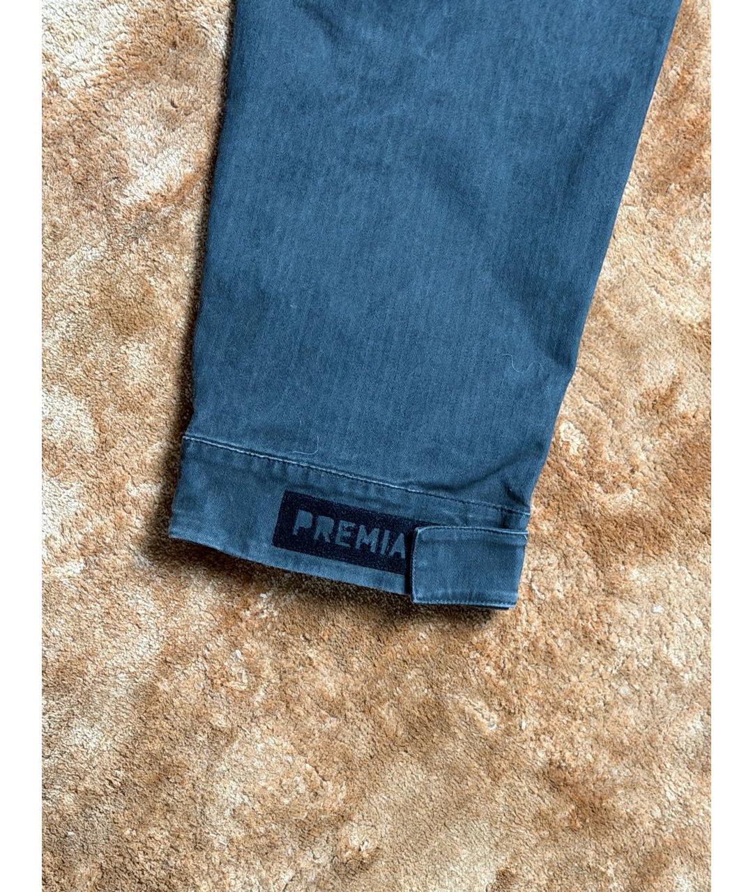 PREMIATA Антрацитовые хлопковые повседневные брюки, фото 5