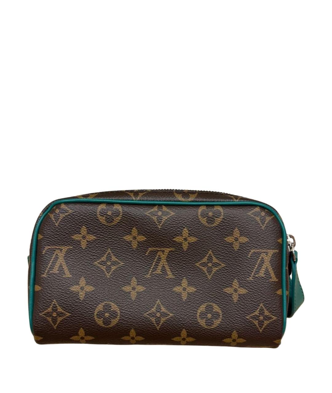 LOUIS VUITTON Коричневая канва барсетка, фото 1