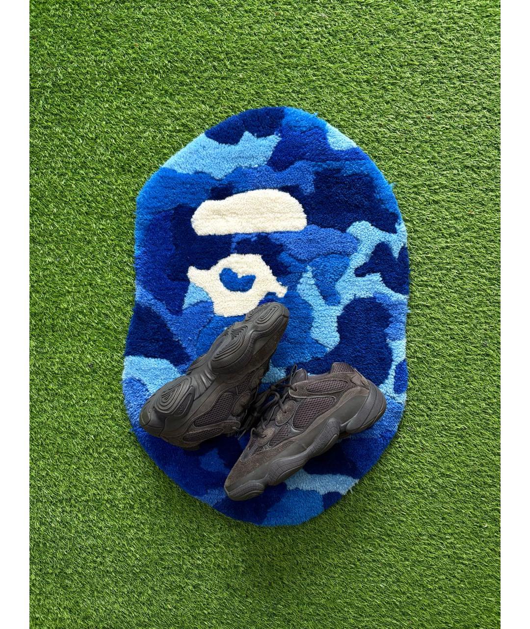 ADIDAS YEEZY Черные замшевые низкие кроссовки / кеды, фото 6