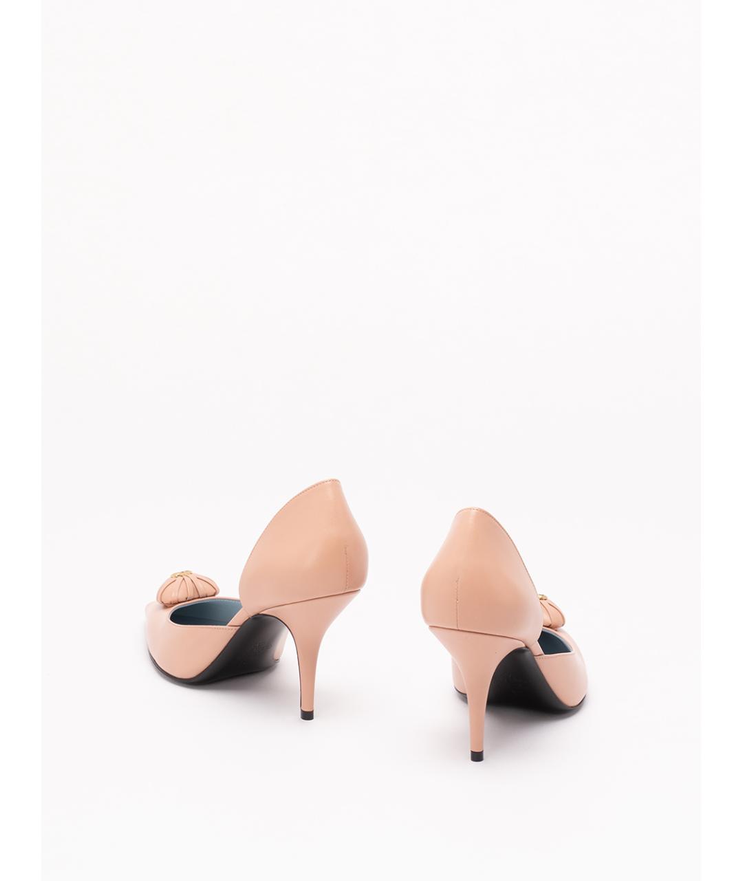 VALENTINO Розовые кожаные туфли, фото 3