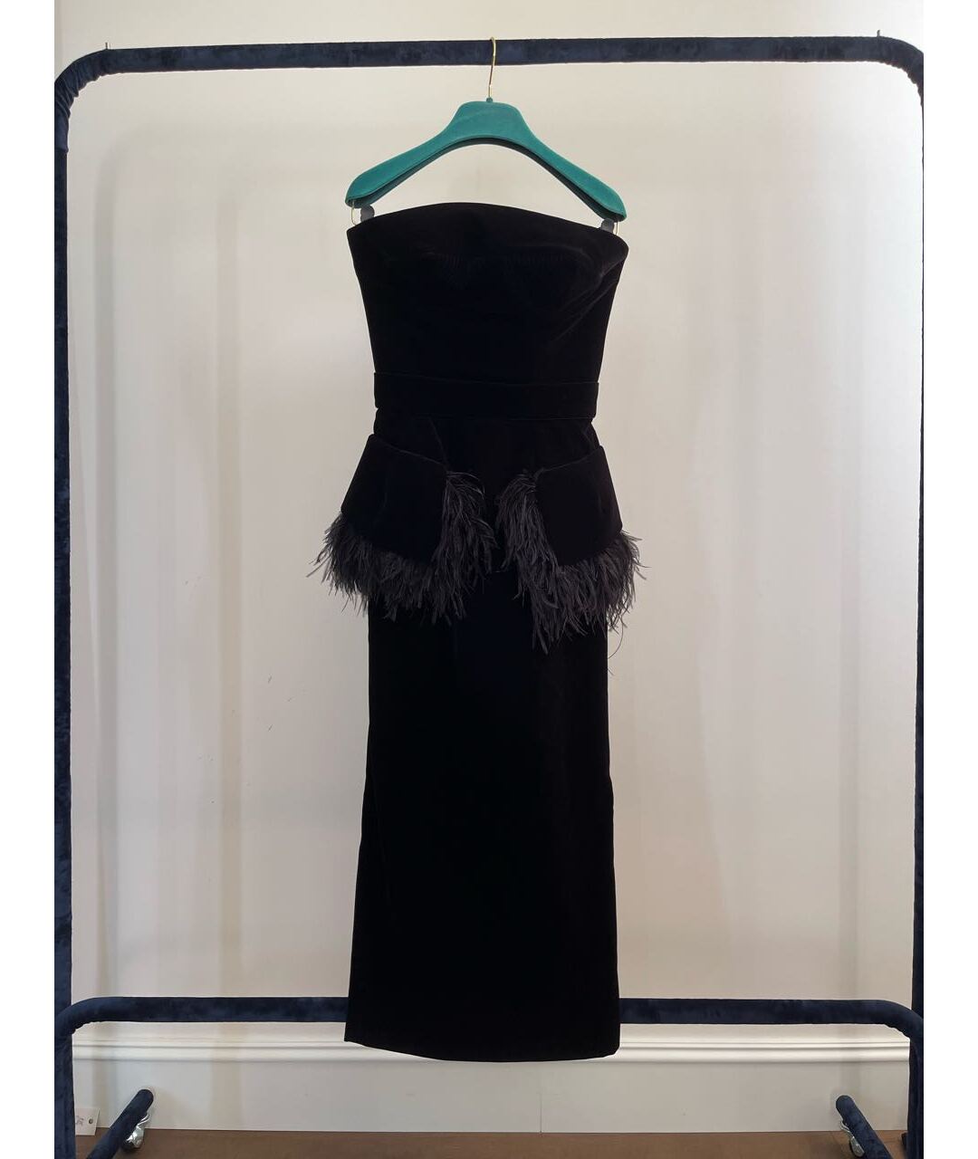 BOHEMIQUE Черное бархатное коктейльное платье, фото 6