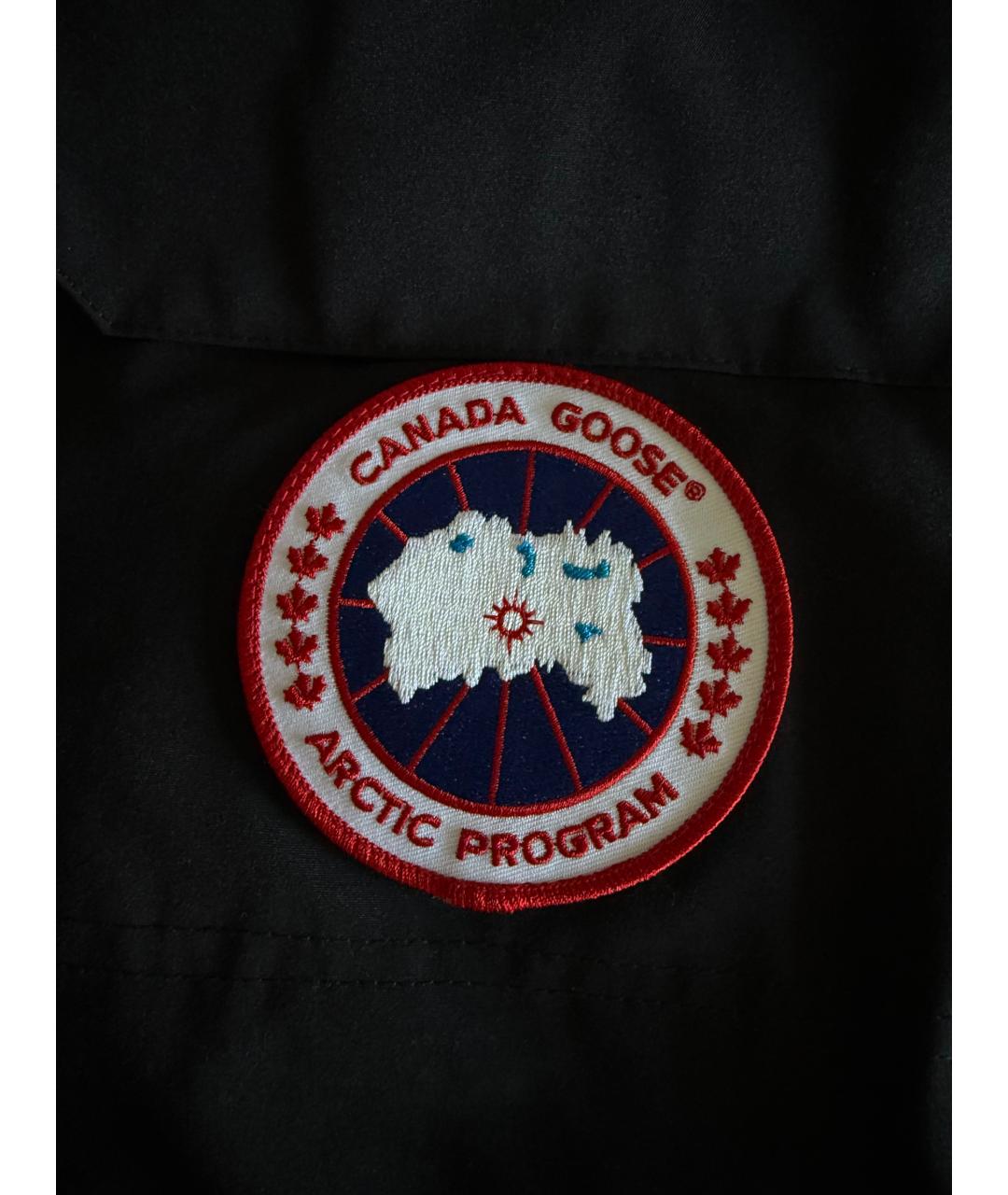 CANADA GOOSE Черная хлопковая парка, фото 5