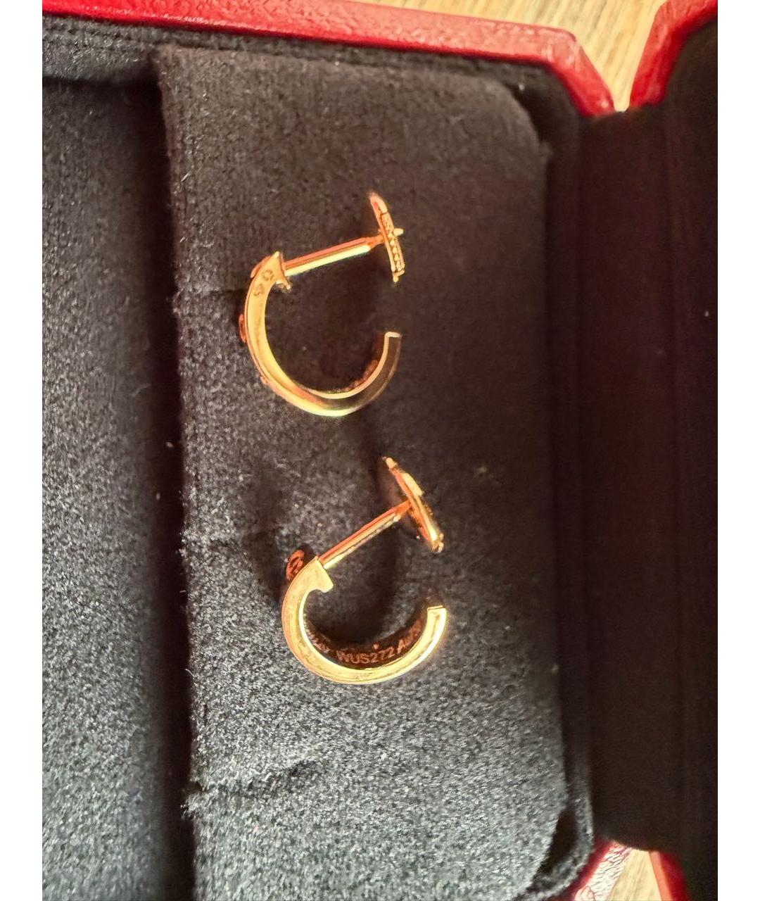 CARTIER Золотые серьги из розового золота, фото 6
