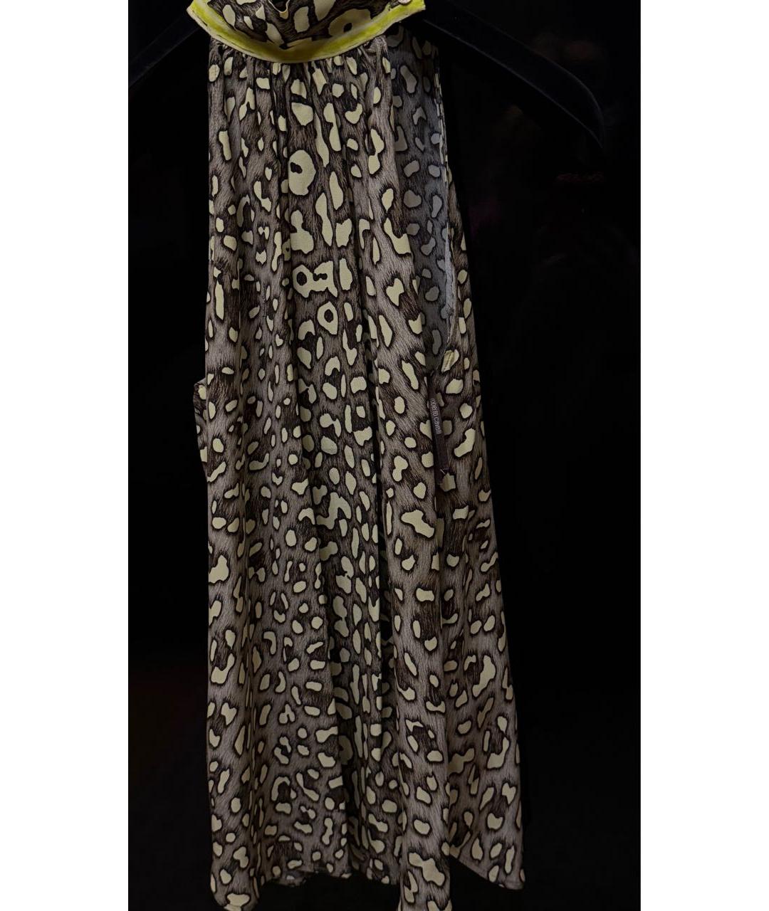ROBERTO CAVALLI Мульти шелковая блузы, фото 4