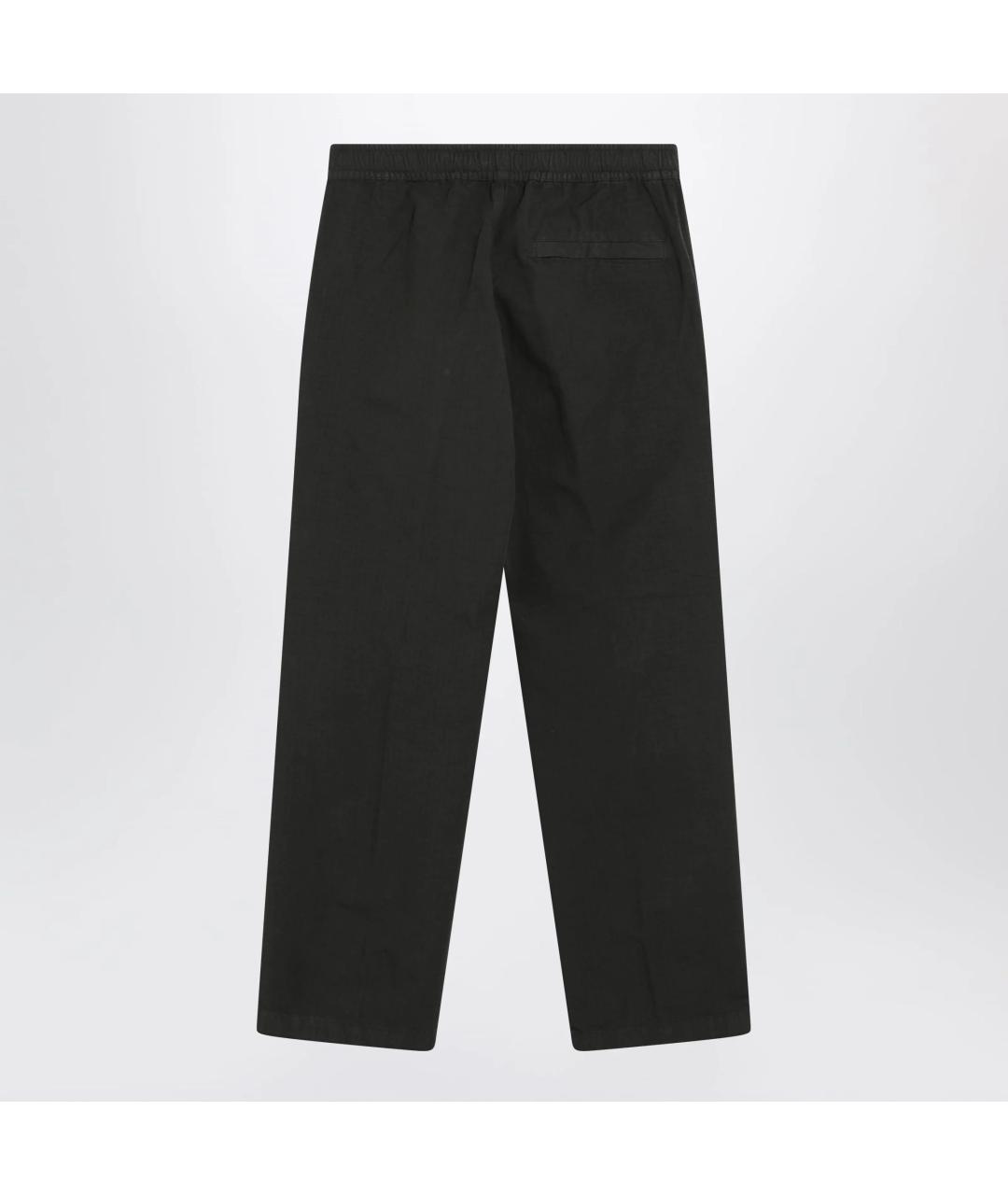 STONE ISLAND Серые хлопковые повседневные брюки, фото 2