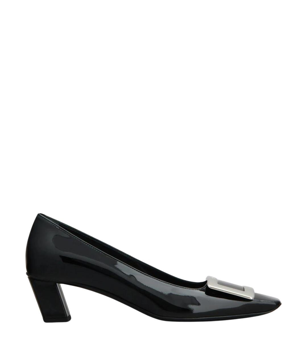 ROGER VIVIER Черные туфли из лакированной кожи, фото 1
