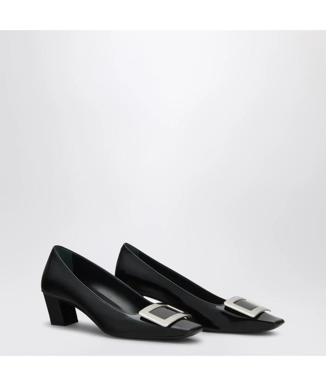 ROGER VIVIER Черные туфли из лакированной кожи, фото 2