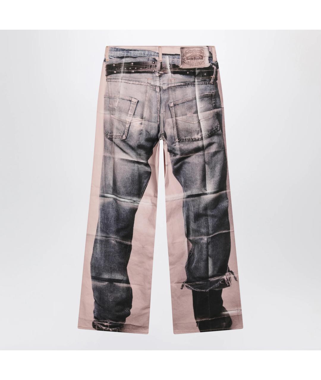 ACNE STUDIOS Мульти деним повседневные брюки, фото 2