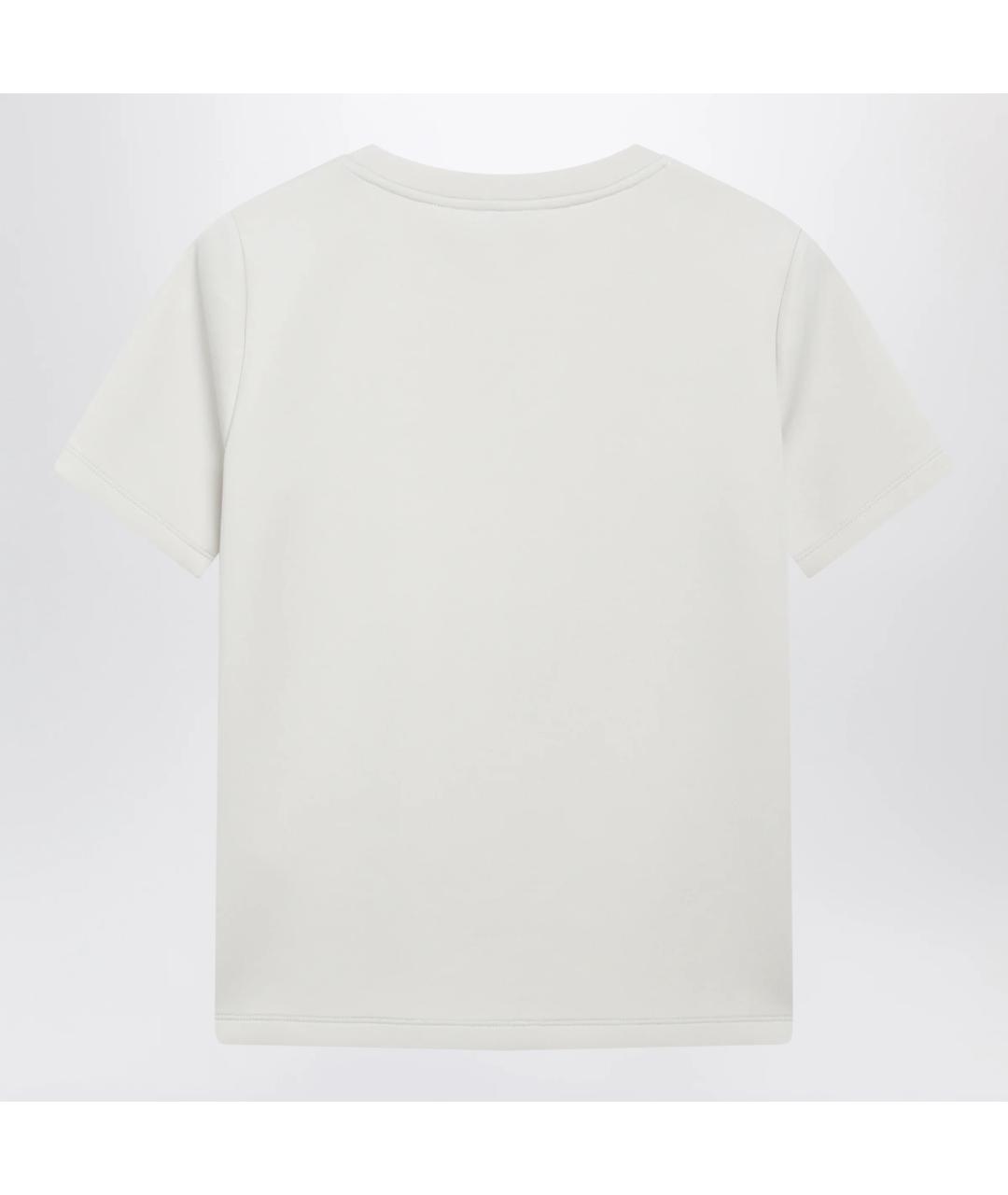 'S MAX MARA Бежевая хлопковая футболка, фото 2
