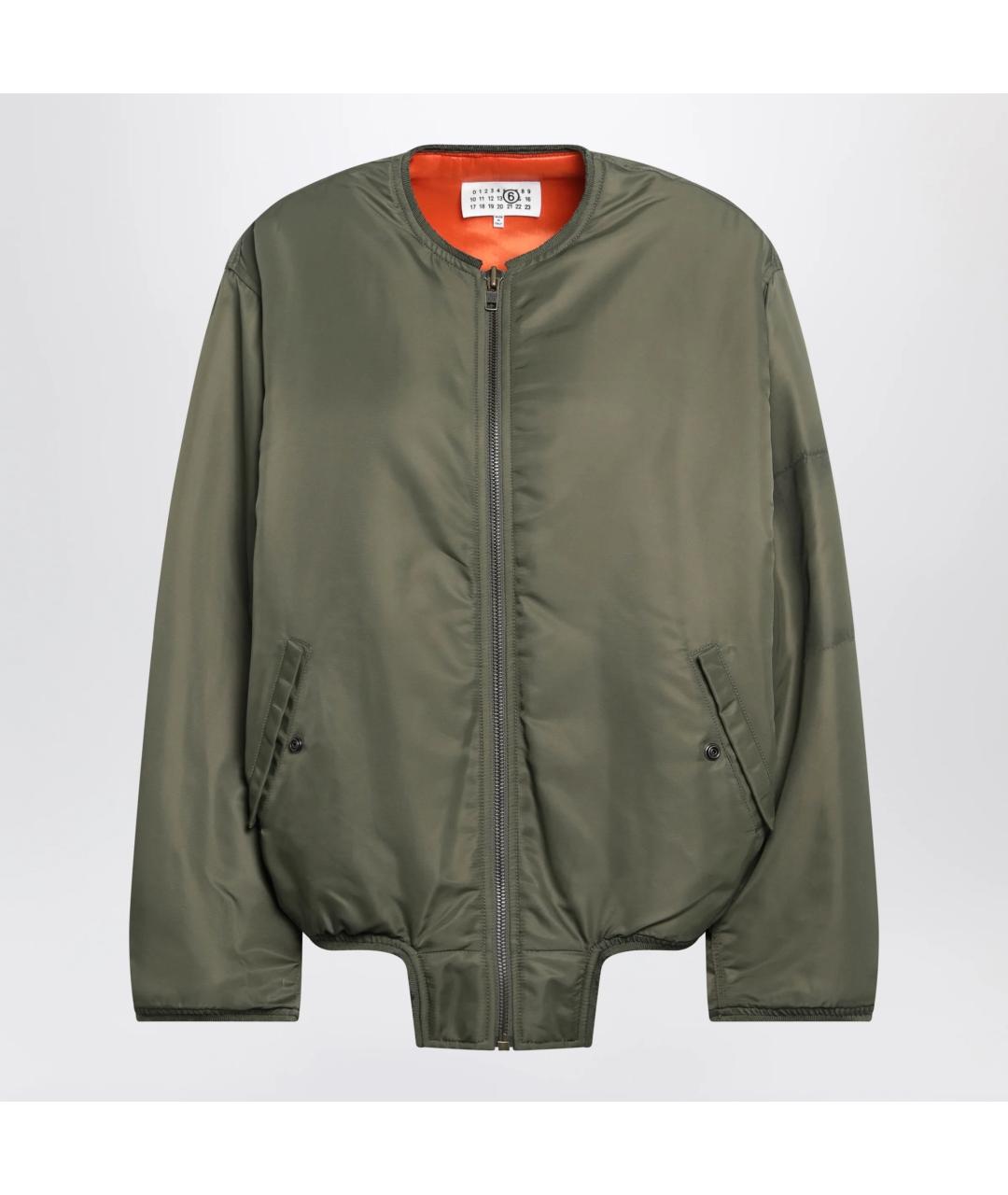 MM6 MAISON MARGIELA Зеленая полиамидовая куртка, фото 3
