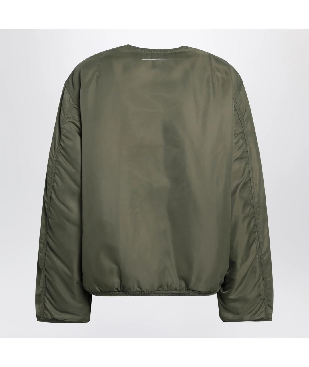 MM6 MAISON MARGIELA Зеленая полиамидовая куртка, фото 2
