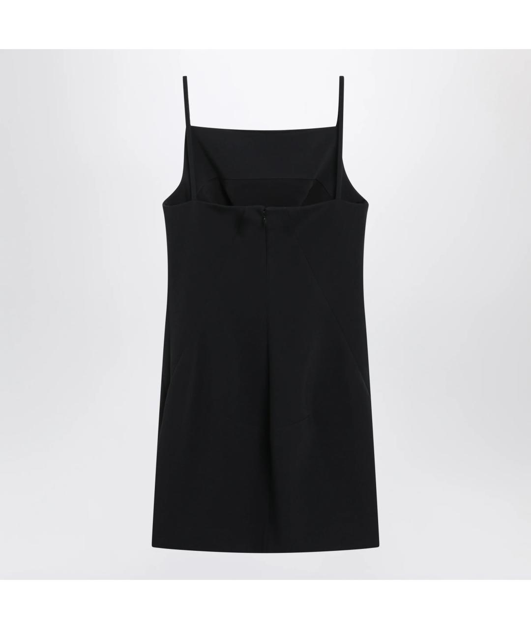 GIVENCHY Черное вискозное повседневное платье, фото 2