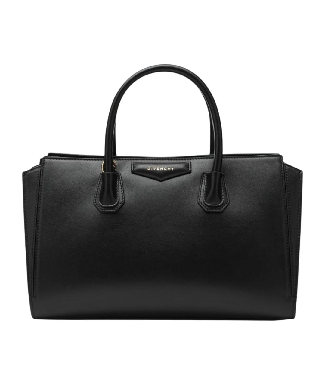 GIVENCHY Черная кожаная сумка тоут, фото 1