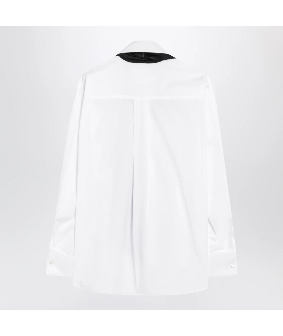 SACAI Белая хлопковая рубашка, фото 2