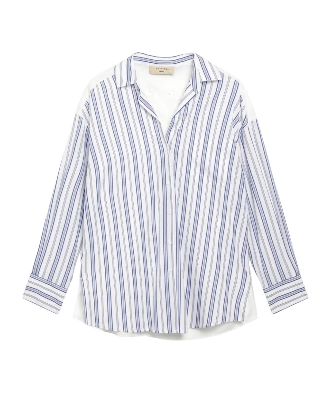 WEEKEND MAX MARA Белая хлопковая рубашка, фото 1