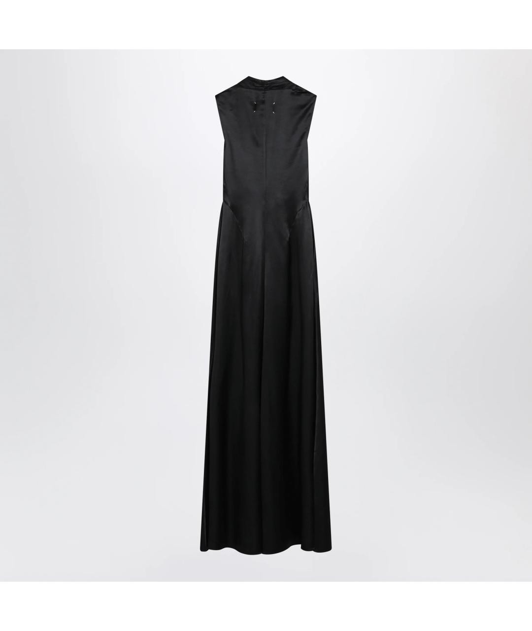 MAISON MARGIELA Черное вискозное вечернее платье, фото 2