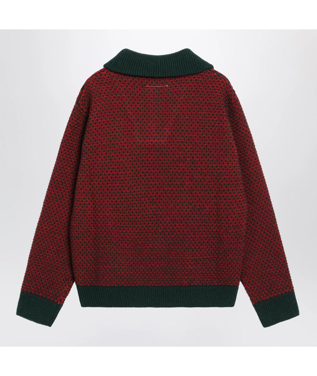MM6 MAISON MARGIELA Красный шерстяной джемпер / свитер, фото 2