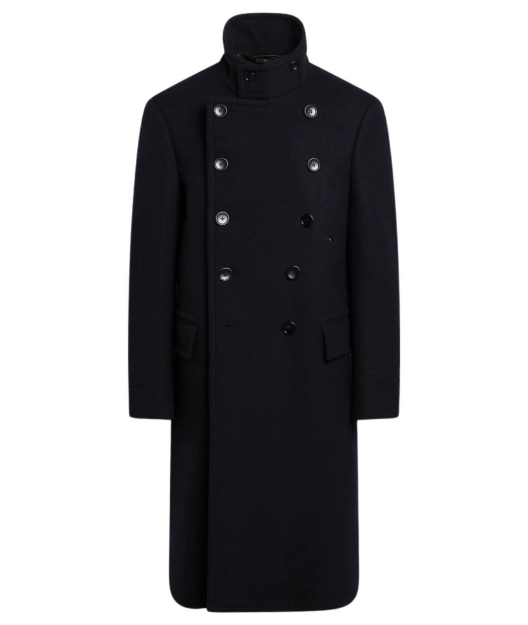 TOM FORD Темно-синяя шерстяная куртка, фото 1