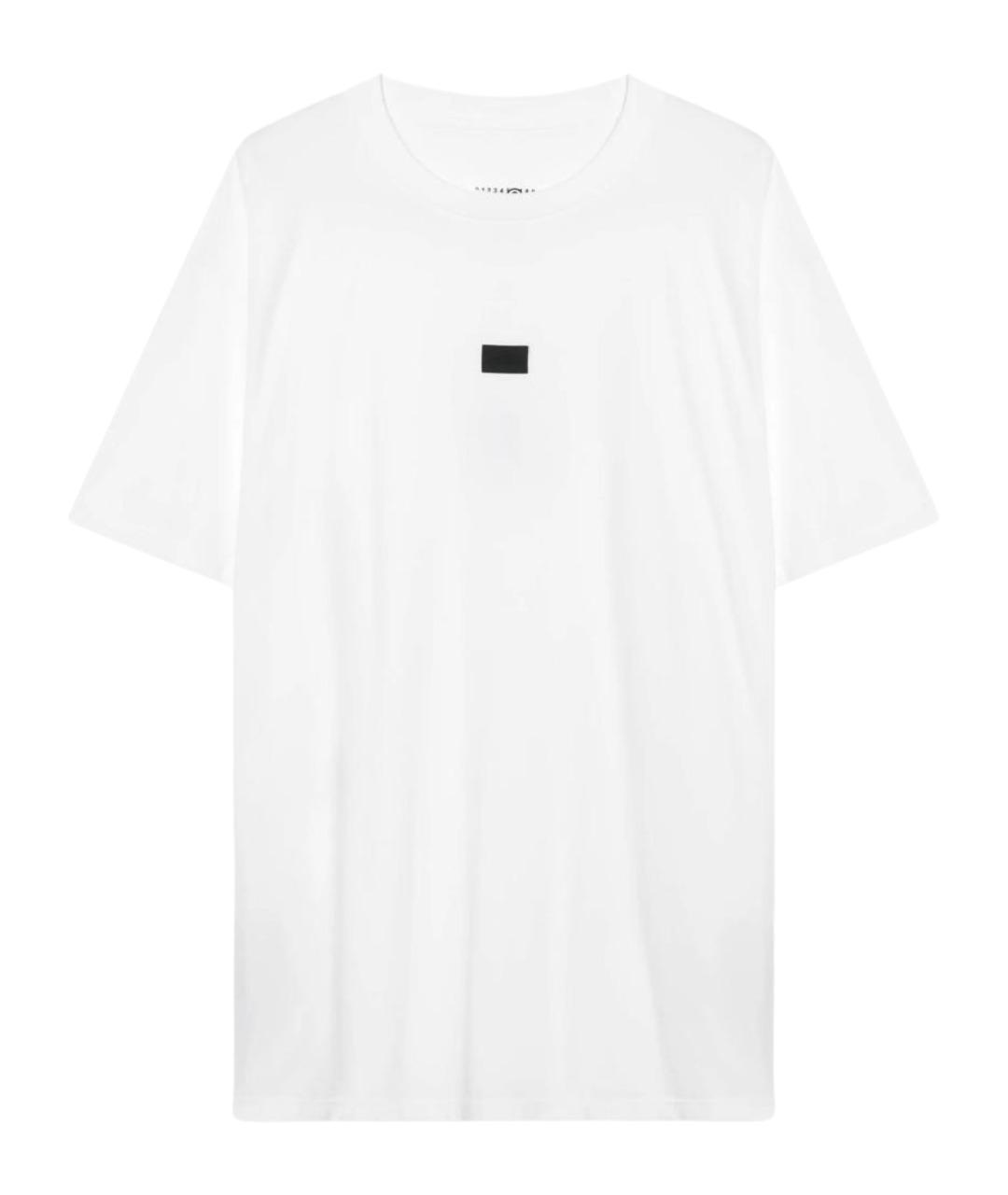 MM6 MAISON MARGIELA Белая хлопковая футболка, фото 1