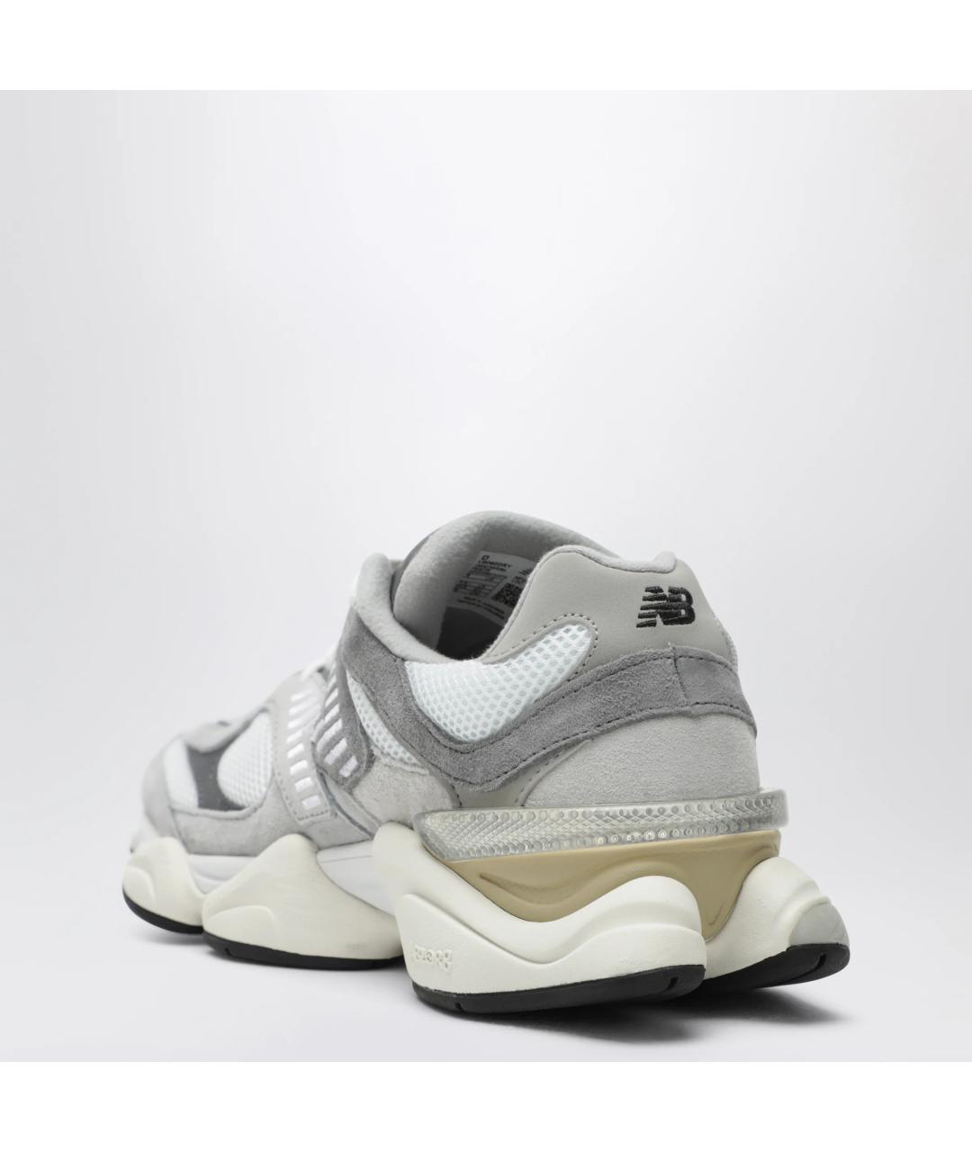 NEW BALANCE Серые замшевые низкие кроссовки / кеды, фото 2
