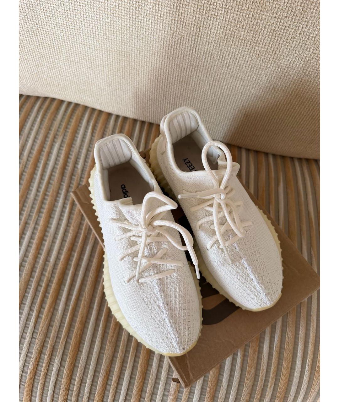 ADIDAS YEEZY Белые кроссовки, фото 2
