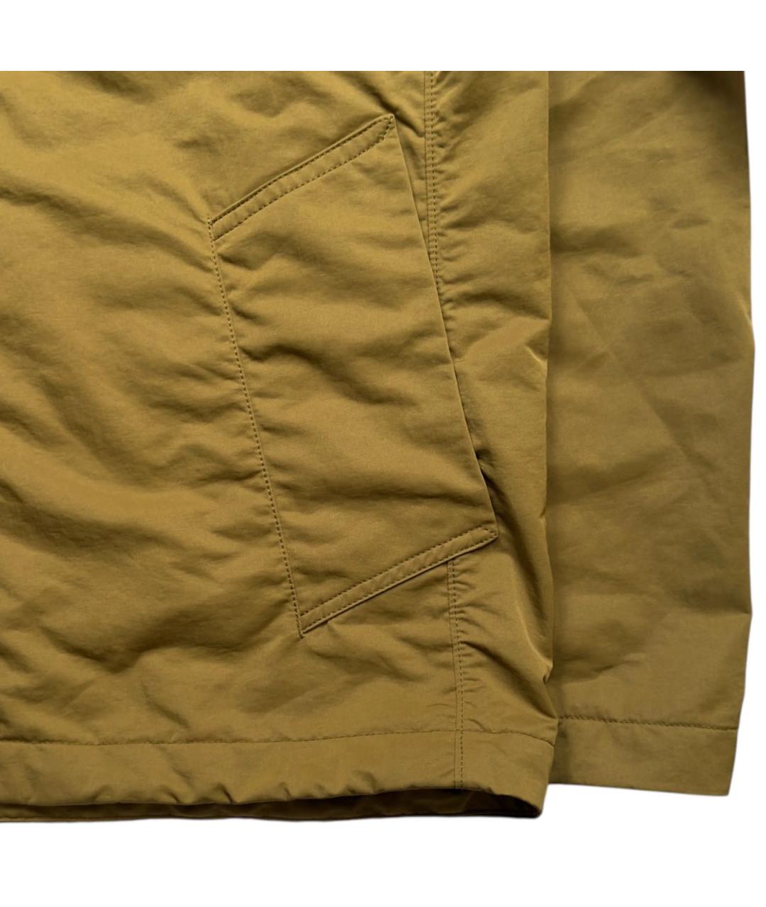 STONE ISLAND Бежевая нейлоновая куртка, фото 3