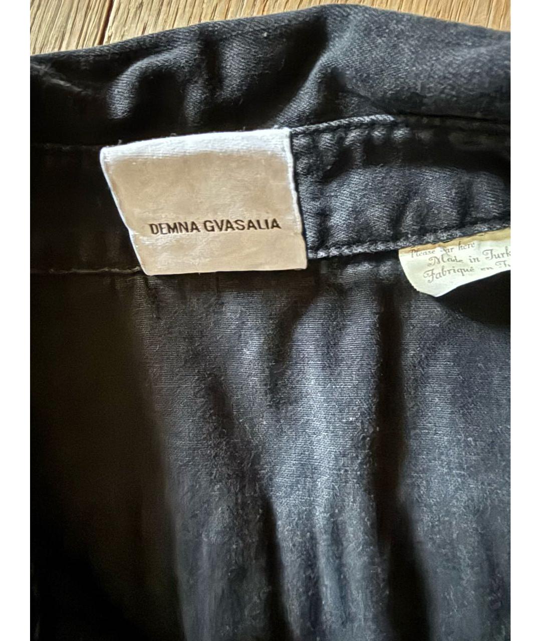 VETEMENTS Черная рубашка, фото 8