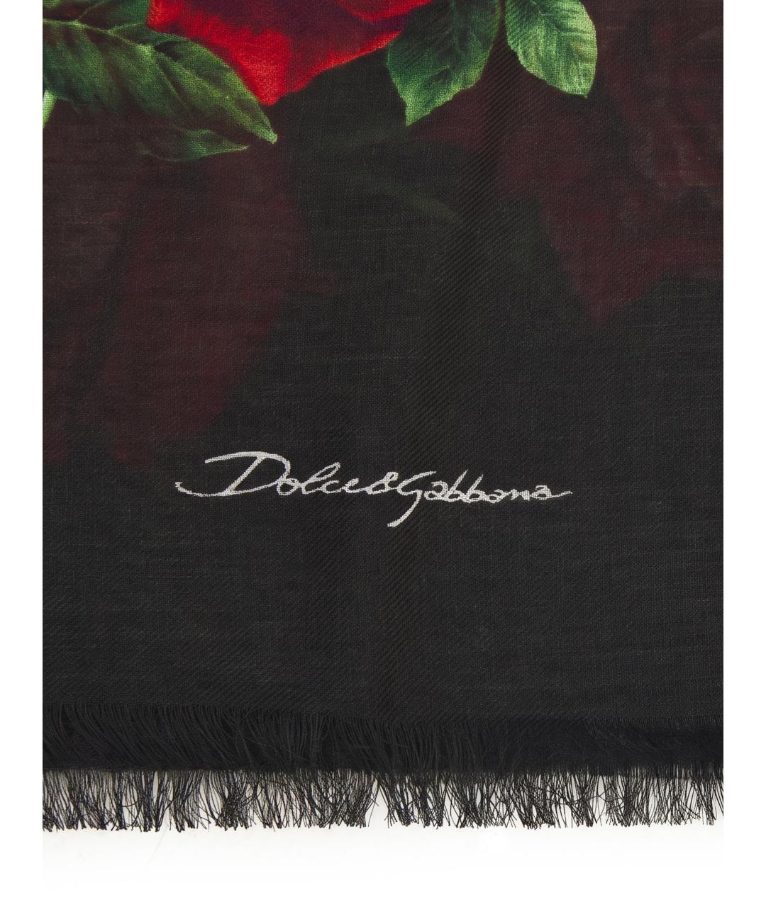 DOLCE&GABBANA Мульти кашемировый шарф, фото 2