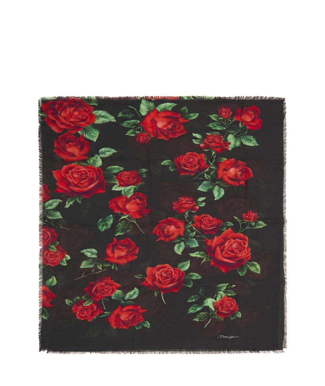 DOLCE&GABBANA Мульти кашемировый шарф, фото 1
