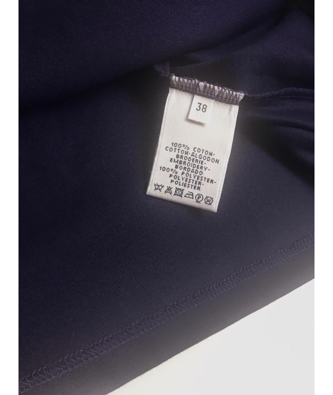 HERMES Фиолетовая хлопковая футболка, фото 6