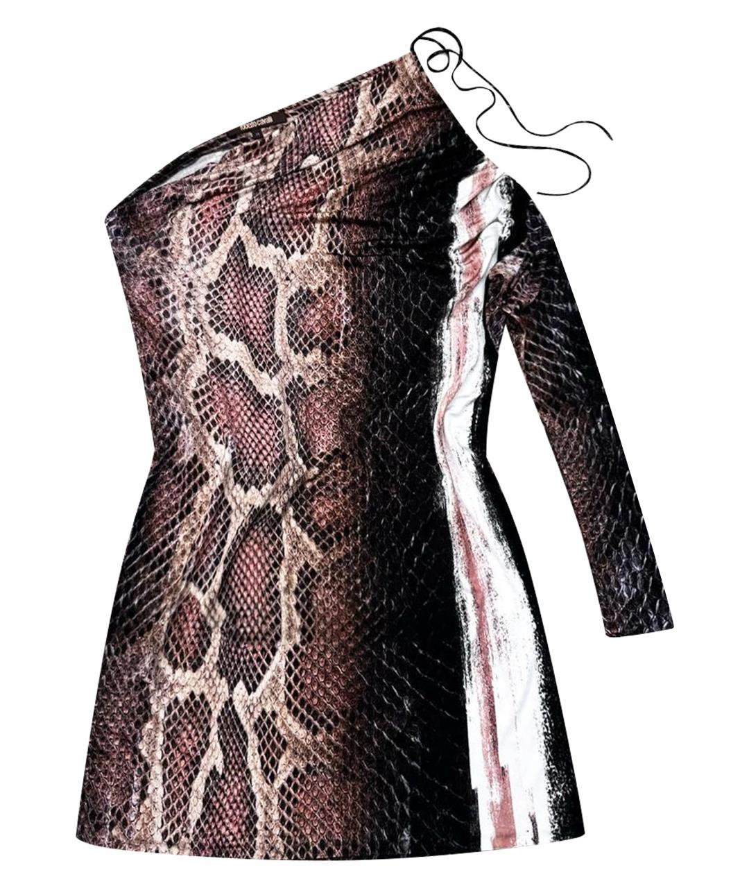 ROBERTO CAVALLI Мульти вискозное платье, фото 1