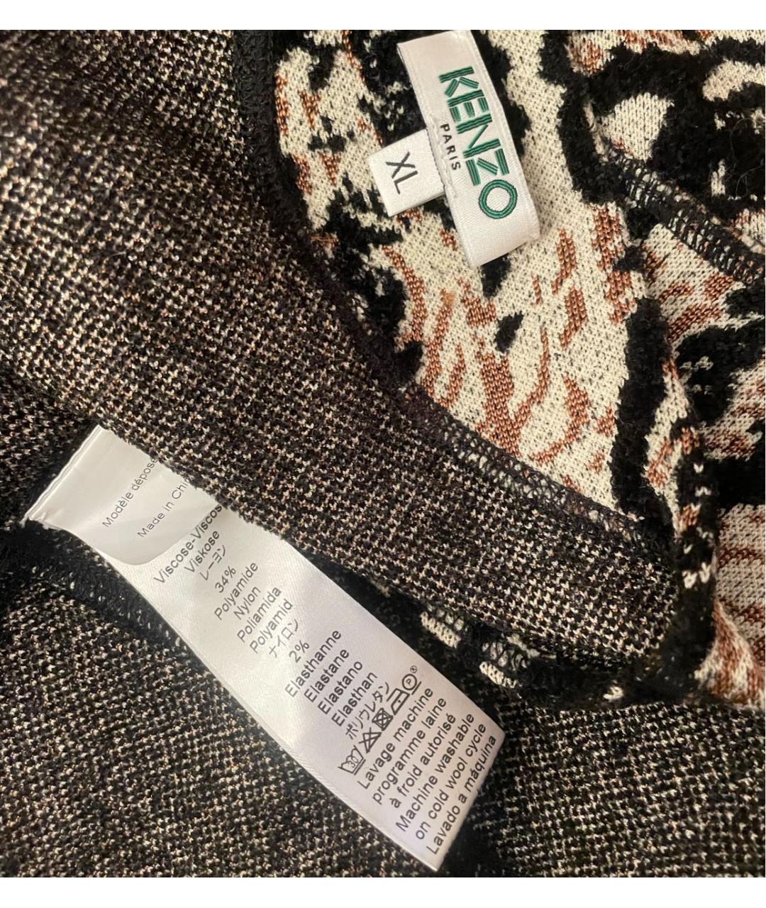 KENZO Вискозное коктейльное платье, фото 5