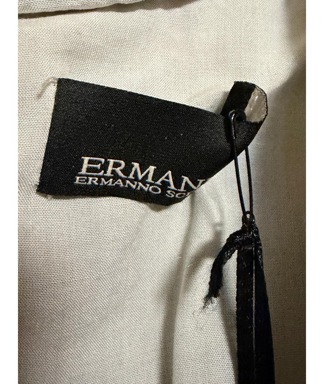 ERMANNO SCERVINO Синяя вискозная блузы, фото 2