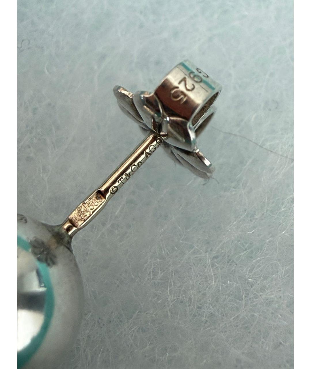 TIFFANY&CO Серебряные серебряные серьги, фото 3