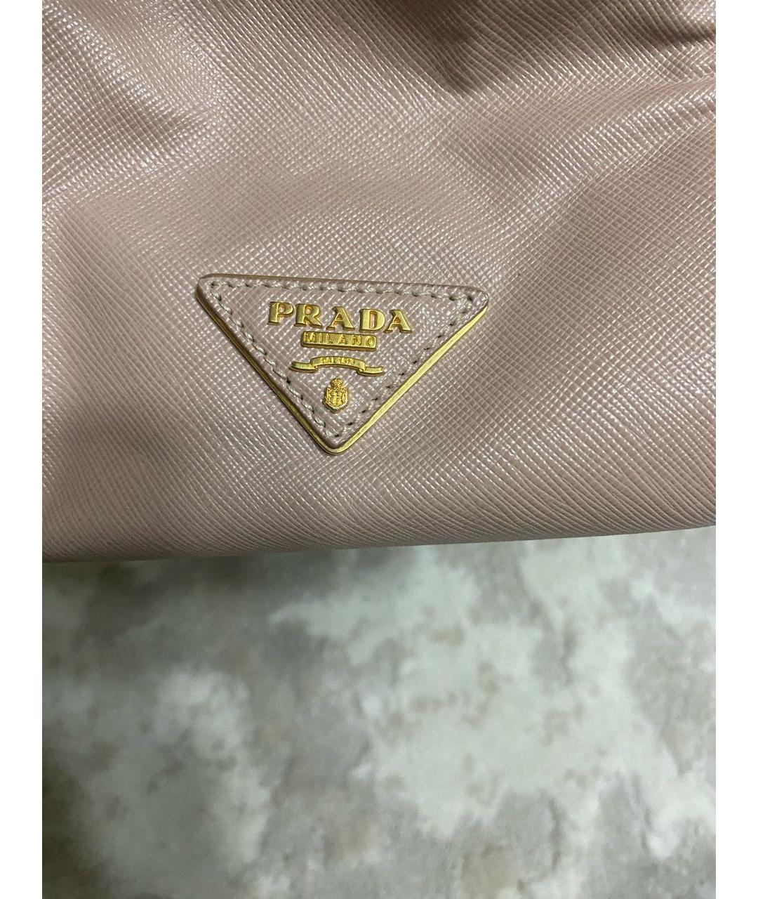 PRADA Красная кожаная сумка тоут, фото 3