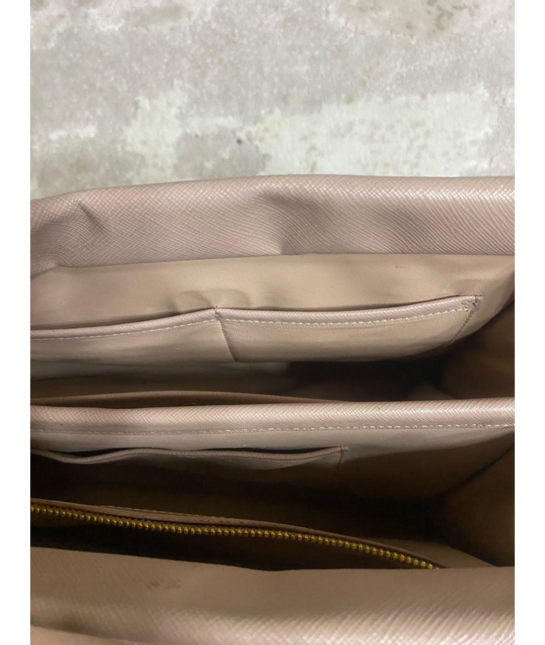 PRADA Красная кожаная сумка тоут, фото 4