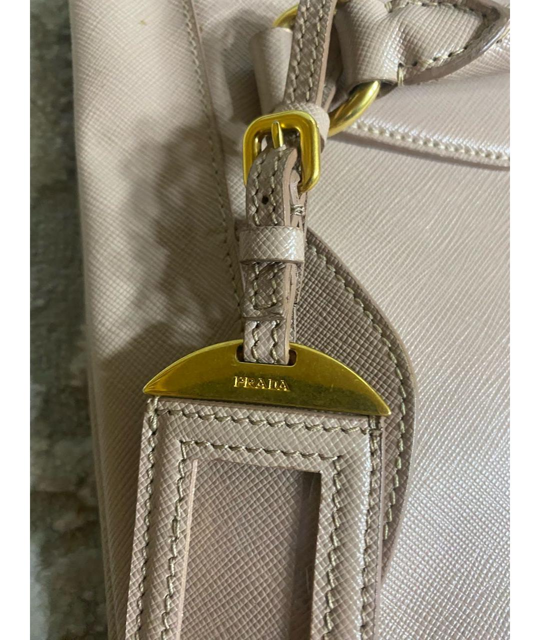 PRADA Красная кожаная сумка тоут, фото 7